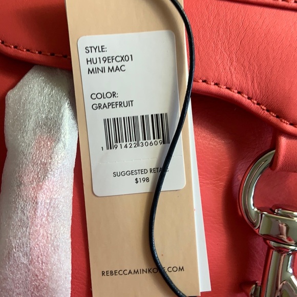 New Rebecca Minkoff Mini MAC Grapefruit - Picture 5 of 5